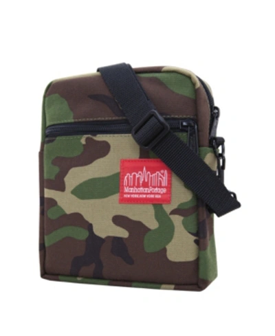 Manhattan Portage Small Deluxe Dj Computer Bag In Green Camo