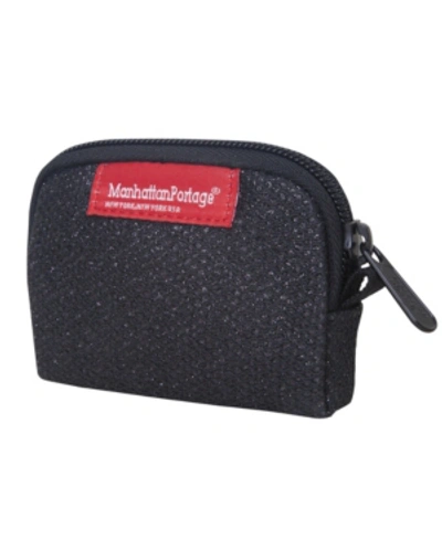 Manhattan Portage Midnight Coin Purse In Black