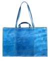 Old Trend Women's Genuine Leather Sandstorm Tote Bag In Turquoise