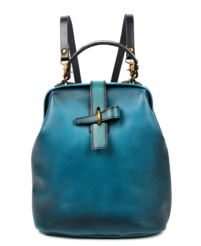 Old Trend Women's Genuine Leather Pamela Backpack In Turquoise