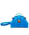 Old Trend Gypsy Soul Leather Crossbody Bag In Navy