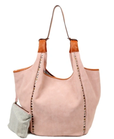Old Trend Women's Genuine Leather Rose Valley Hobo Bag In Tan