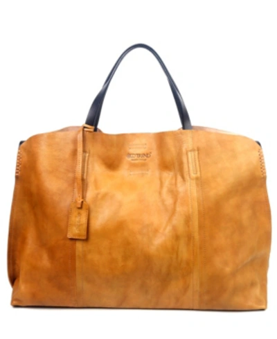 Old Trend Women's Genuine Leather Forest Island Tote Bag In Chestnut
