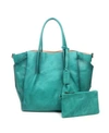 Old Trend Women's Genuine Leather Sprout Land Tote Bag In Aqua Ombre