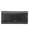 Mancini Equestrian-2 Collection Rfid Secure Trifold Wallet In Black