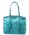 OLD TREND WOMEN'S GENUINE LEATHER DANCING BAMBOO TOTE BAG