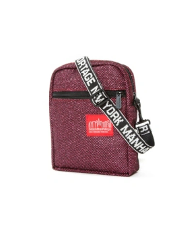 Manhattan Portage Emblem Midnight City Lights In Burgendy