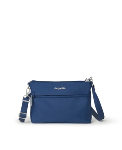 Baggallini Anti-theft Memento Crossbody Bag In Blue