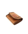 Tsd Brand Urban Light Coated Canvas Wallet In Khaki
