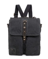 Tsd Brand Coastal Canvas Mail Bag In Dark Gray