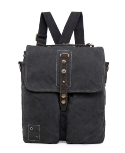Tsd Brand Coastal Canvas Mail Bag In Dark Gray