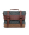 TSD BRAND STONE CREEK WAXED CANVAS BRIEFCASE