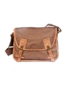 Tsd Brand Dolphin Canvas Messenger Bag In Coffee Bea