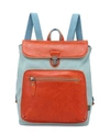 Tsd Brand Valley Trail Coated Canvas Backpack In Aqua