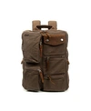 Tsd Brand Ridge Valley Canvas Backpack In Green