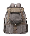 Tsd Brand Tapa Canvas Backpack In Gray