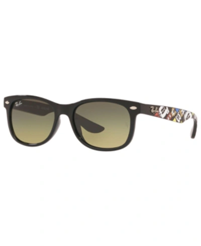Ray-ban Jr Kids' Ray-ban X Disney Junior Sunglasses, Rj9052s 47 Junior New Wayfarer In Black
