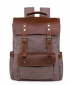 TSD BRAND VALLEY HILL CANVAS BACKPACK