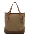 TSD BRAND REDWOOD CANVAS TOTE