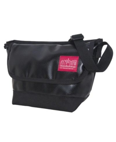 Manhattan Portage Xxs Vinyl Version 2 Messenger Bag In Black