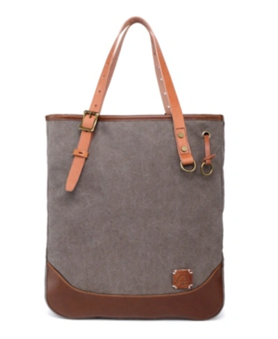TSD BRAND REDWOOD CANVAS TOTE