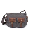 TSD BRAND TURTLE RIDGE CANVAS MAIL BAG