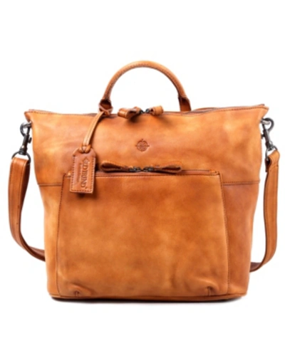 Old Trend Sunny Grove Leather Crossbody Bag In Chesntut