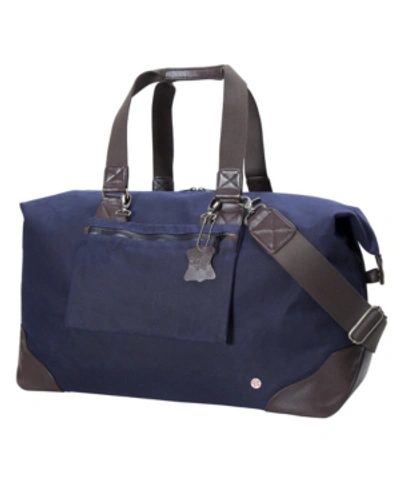 Manhattan Portage Lafayette Waxed Duffel Bag In Navy