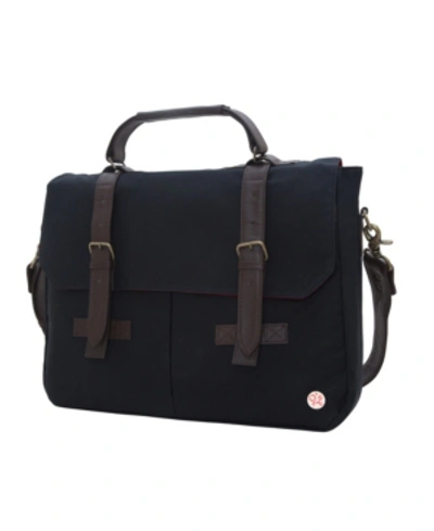 Manhattan Portage Waxed Cortelyou Bag In Black
