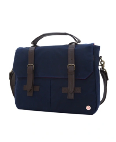 Manhattan Portage Waxed Cortelyou Bag In Navy