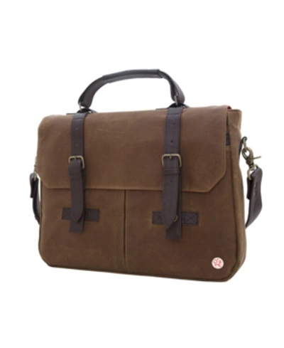 Manhattan Portage Waxed Cortelyou Bag In Tan