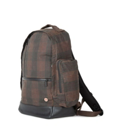 Manhattan Portage Waxed Halsey Backpack In Multi