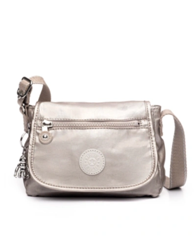 Kipling Sabian Mini Crossbody In Metallic Glow