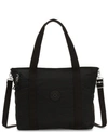 Kipling New Shopper Large Tote Bag In Black Noir