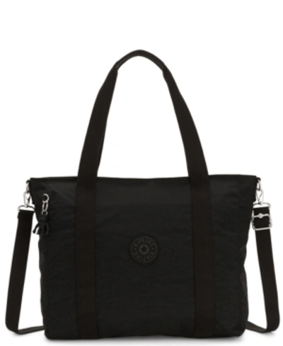 Kipling Asseni Tote Bag In Black Noir