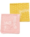 COLLECTION XIIX TRADITIONAL SQUARE BANDANA SET, 2 PACK