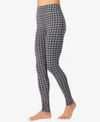 Cuddl Duds Plus Size Softwear High-waist Leggings In Buffalo Check