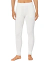 Cuddl Duds Plus Size Softwear With Stretch High Waisted Leggings In Ivory
