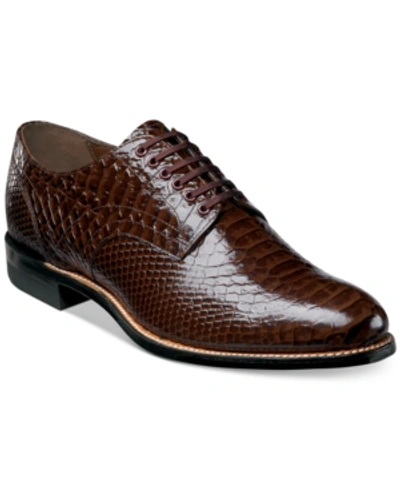 Stacy Adams Men's Madison Oxford In Brown