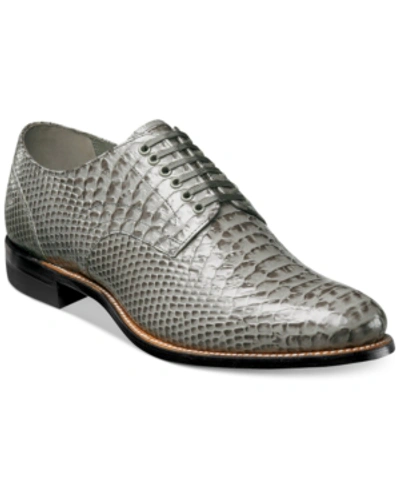 Stacy Adams Men's Madison Oxford Men's Shoes In Grey