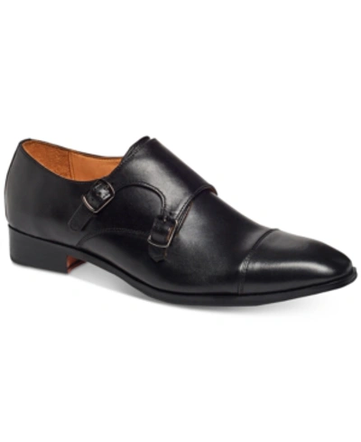 Carlos By Carlos Santana Men's Passion Double Monk-strap Loafers In Black