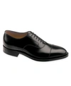 Johnston & Murphy Men's Melton Cap Toe Oxford In Black