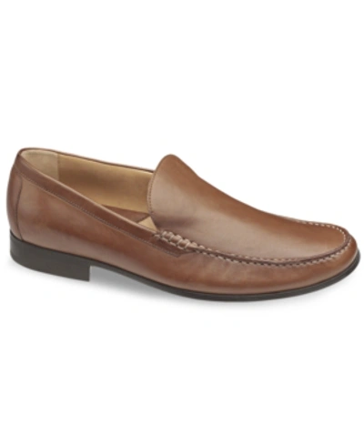 Johnston & Murphy Men's Cresswell Venetian Loafer Men's Shoes In Cognac