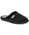 Dearfoams Womens Samantha Chenille Scuff With Quilted So In Black