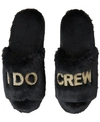 DEARFOAMS BRIDE AND BRIDESMAIDS SLIDE SLIPPERS, ONLINE ONLY