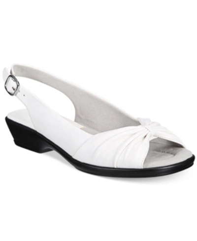 Easy Street Fantasia Sandals In White