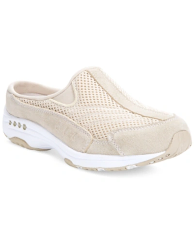 Easy Spirit Traveltime 409 Women's Mule Women's Shoes In Light Natural