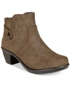 Easy Street Dawnta Booties In Brown