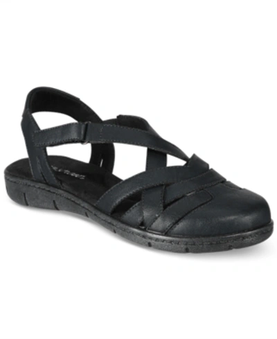 Easy Street Garrett Flats In Black