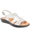 Easy Street Bolt Sandals In White